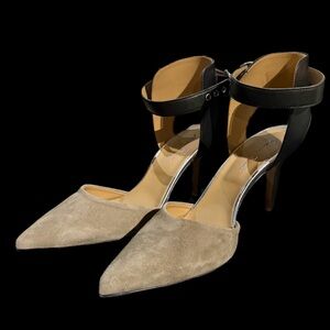 Massimo Matteo Rita Crema High Heels, Tan, Womens 10 M